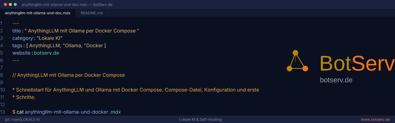 AnythingLLM with Ollama via Docker Compose