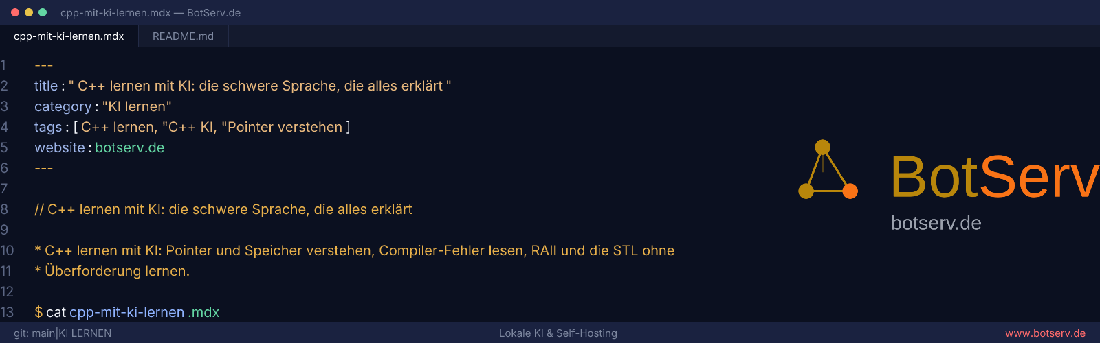 C++ lernen mit KI: Pointer, Speicher und die STL verstehen