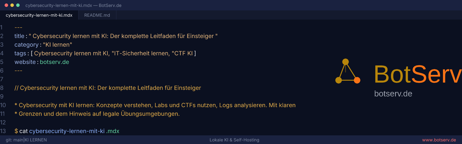 Cybersecurity lernen mit KI: Konzepte, Labs und legale Übungsumgebungen
