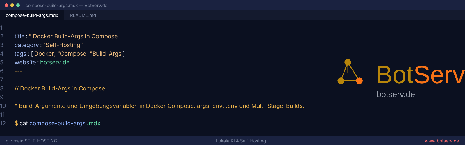 Docker Build-Args in Compose