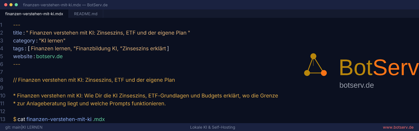Finanzen verstehen mit KI: Geld-Konzepte lernen statt Produkte kaufen