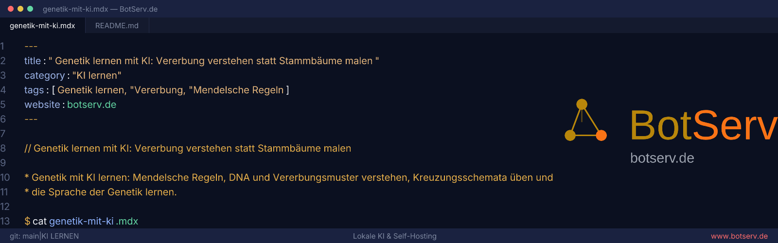Genetik lernen mit KI: Vererbung verstehen statt Stammbäume auswendig lernen