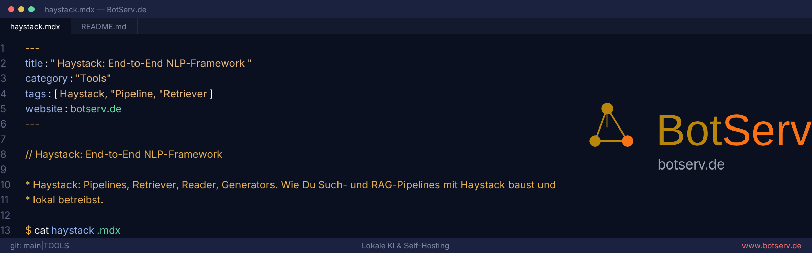 Haystack: End-to-End NLP Framework