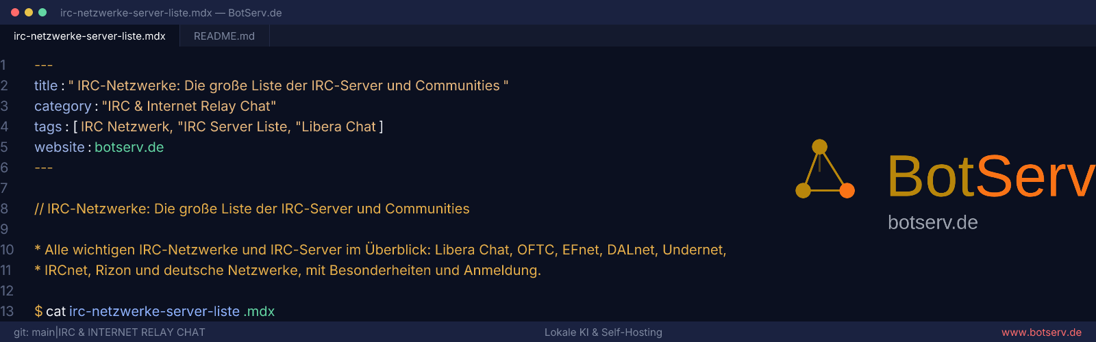 IRC-Netzwerke: Liste der wichtigsten Internet Relay Chat Server und Communities