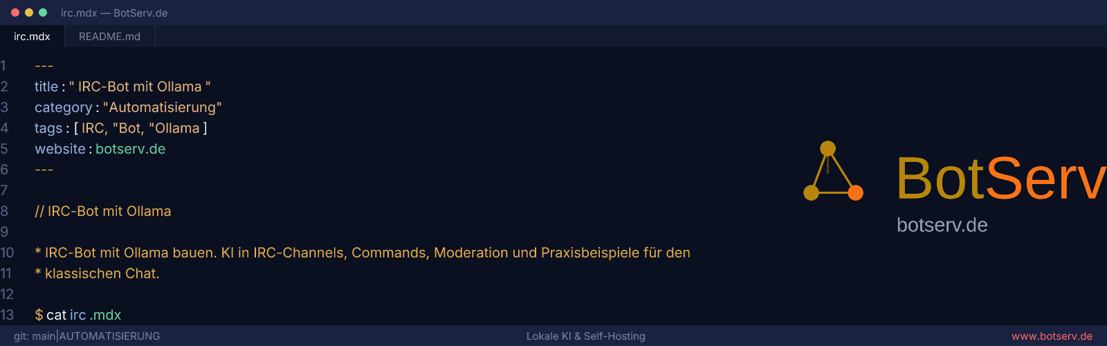 IRC Bot with Ollama
