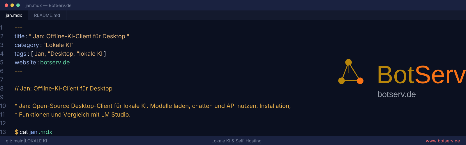 Jan: Offline AI Client for Desktop