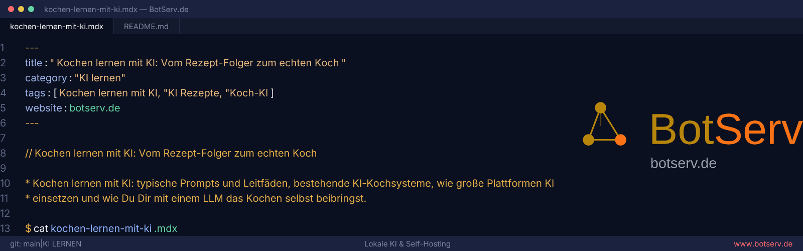 Kochen lernen mit KI: Vom Rezept-Folger zum echten Koch