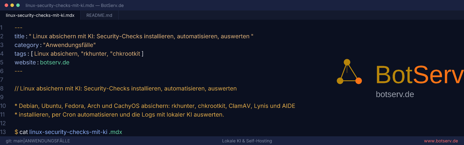Linux absichern mit KI: Security-Checks automatisieren und auswerten