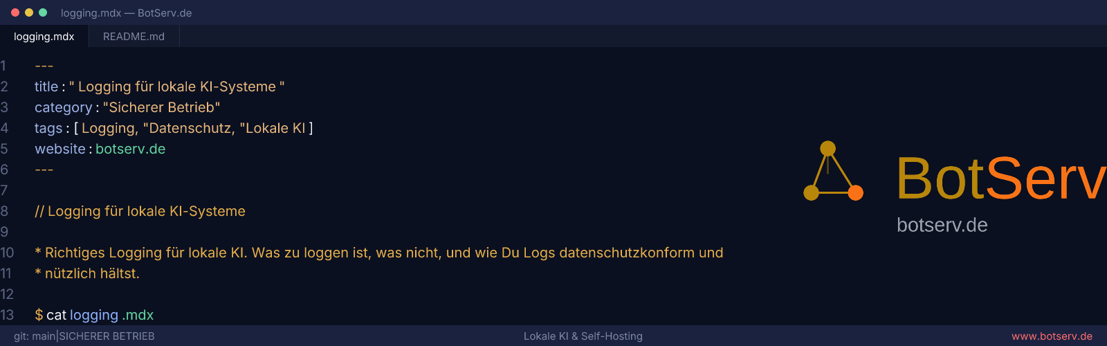Logging para sistemas de IA local