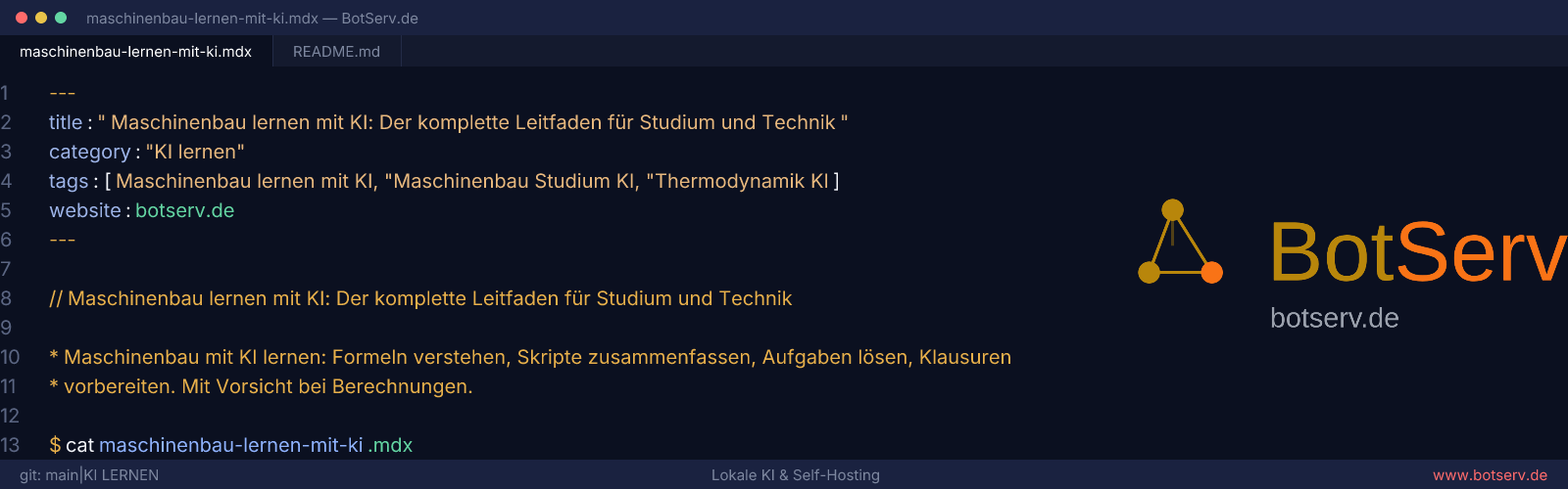 Maschinenbau lernen mit KI: Formeln, Mechanik und Klausurvorbereitung