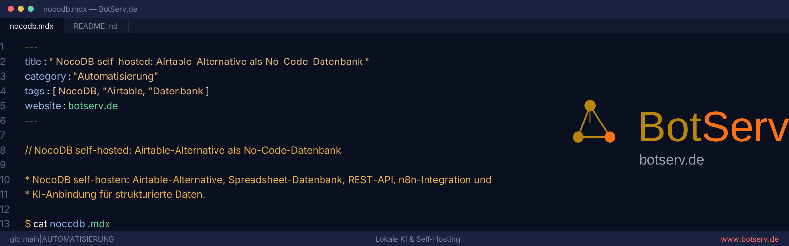 NocoDB self-hosted: Airtable alternative no-code database
