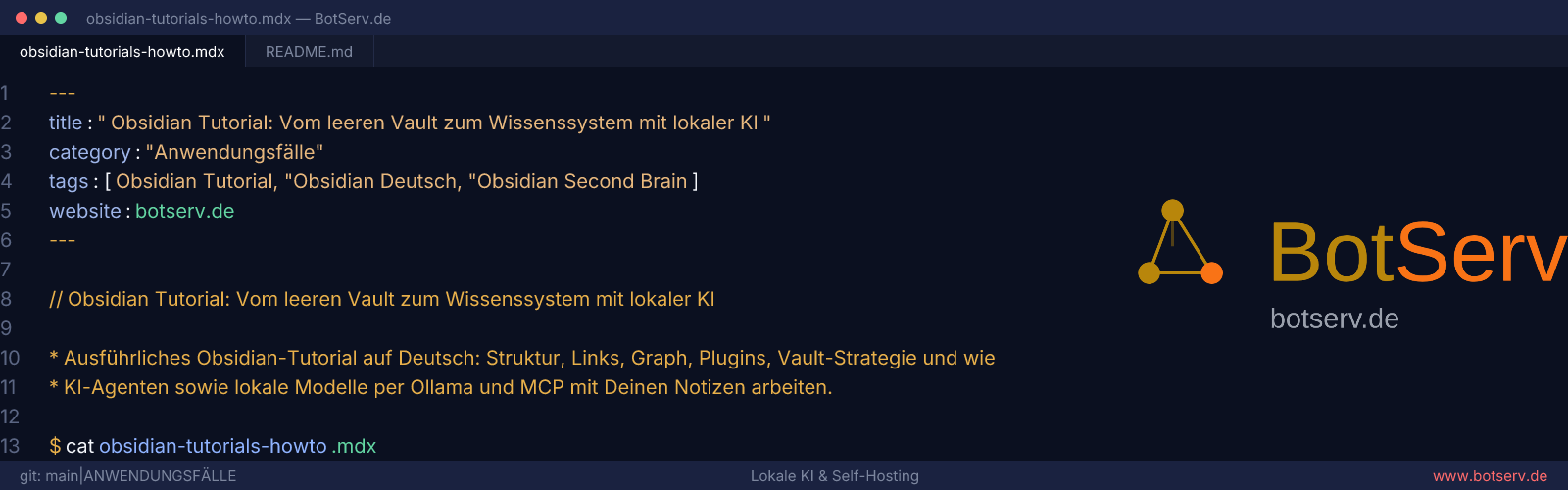 Obsidian Tutorial: Wissenssystem mit lokaler KI aufbauen