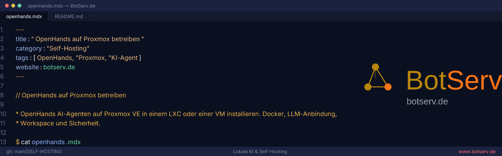 Run OpenHands on Proxmox