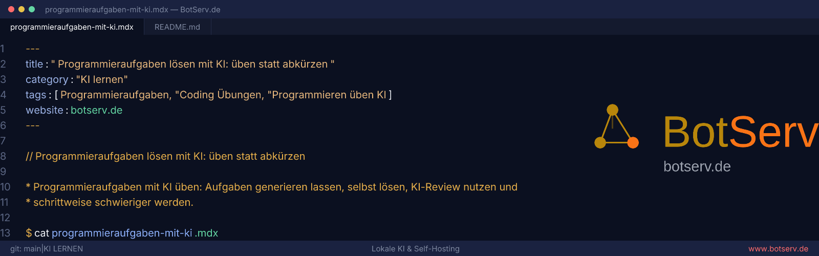 Programmieraufgaben mit KI lösen: üben statt abkürzen