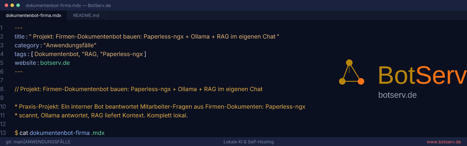 Build a Company Document Bot: Paperless-ngx + Ollama + RAG
