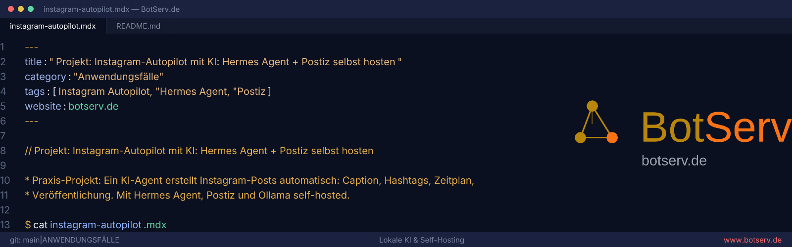 Instagram Autopilot with AI: Hermes Agent + Postiz