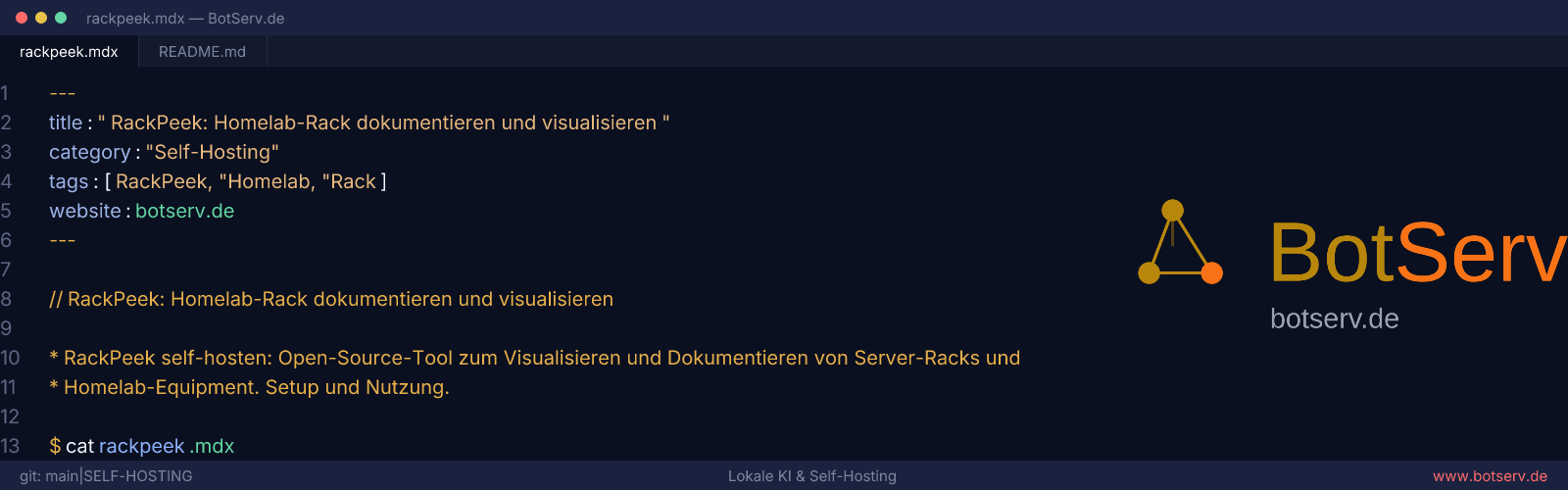 RackPeek: Document and Visualize Your Homelab Rack