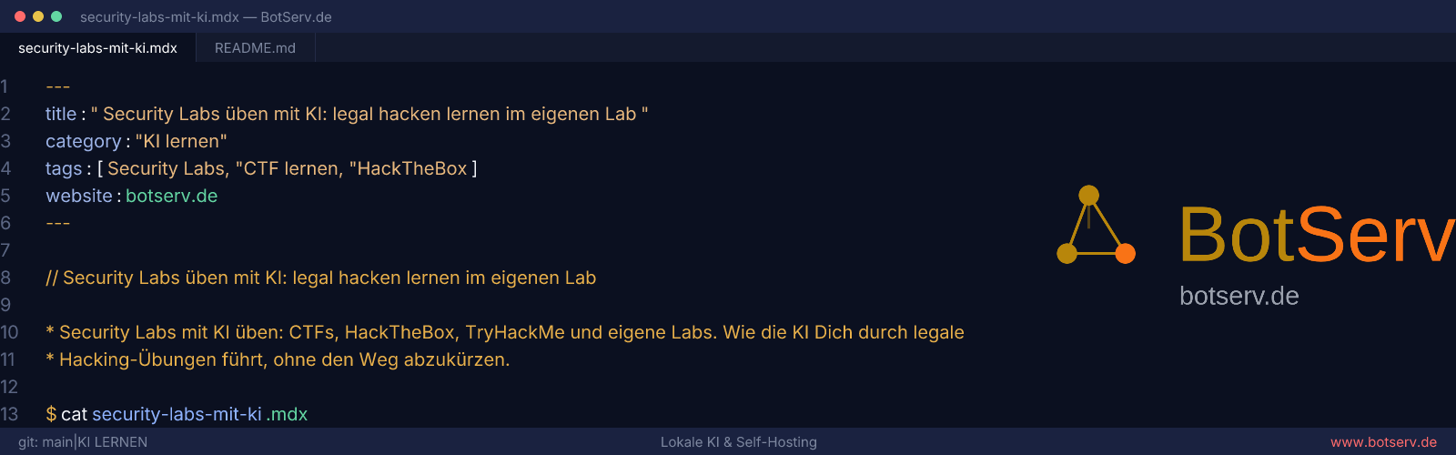 Security Labs mit KI üben: legal hacken lernen in eigenen Umgebungen