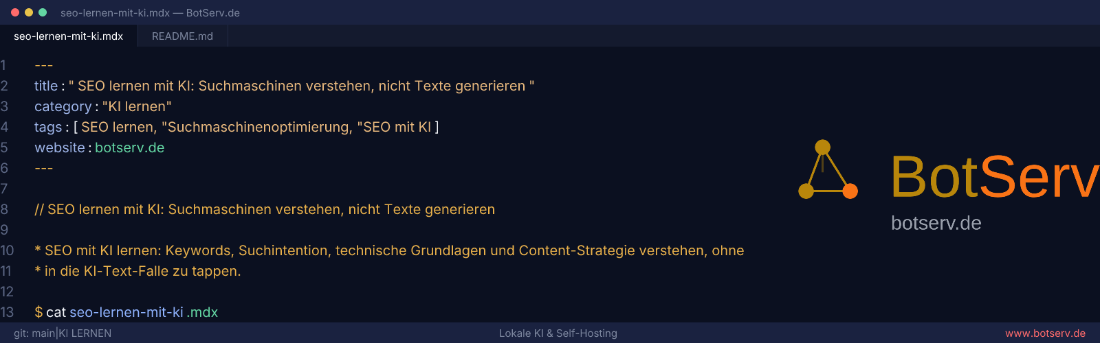 SEO lernen mit KI: Suchmaschinen verstehen statt Texte generieren
