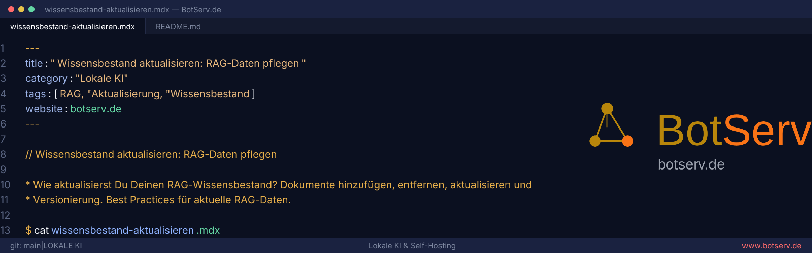 Update RAG Knowledge Base: Maintain Your Data